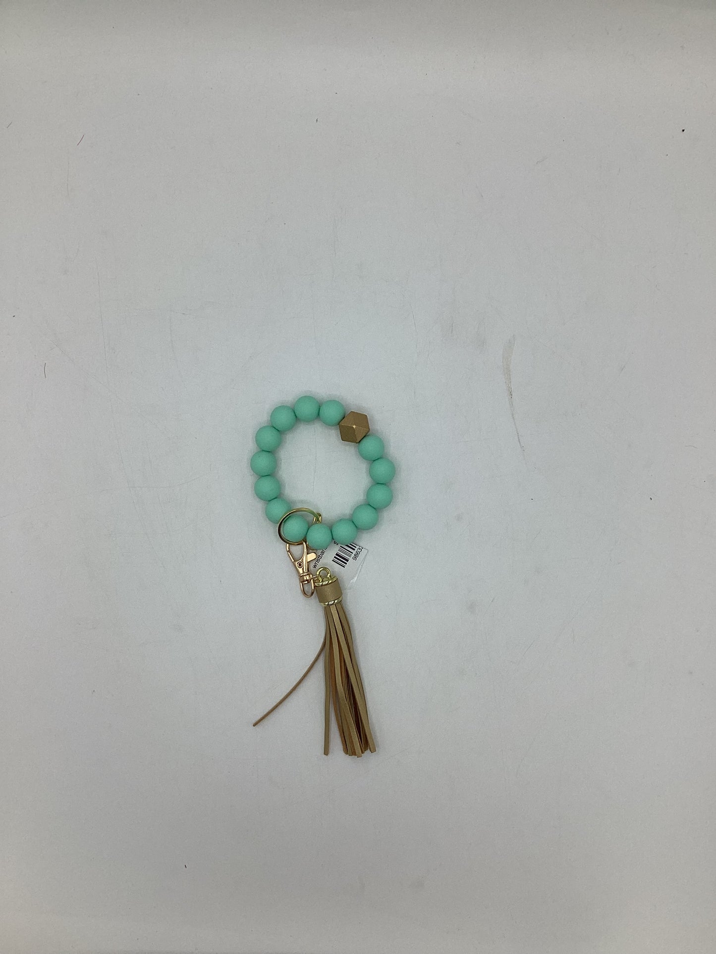 wristband keychain / turquoise
