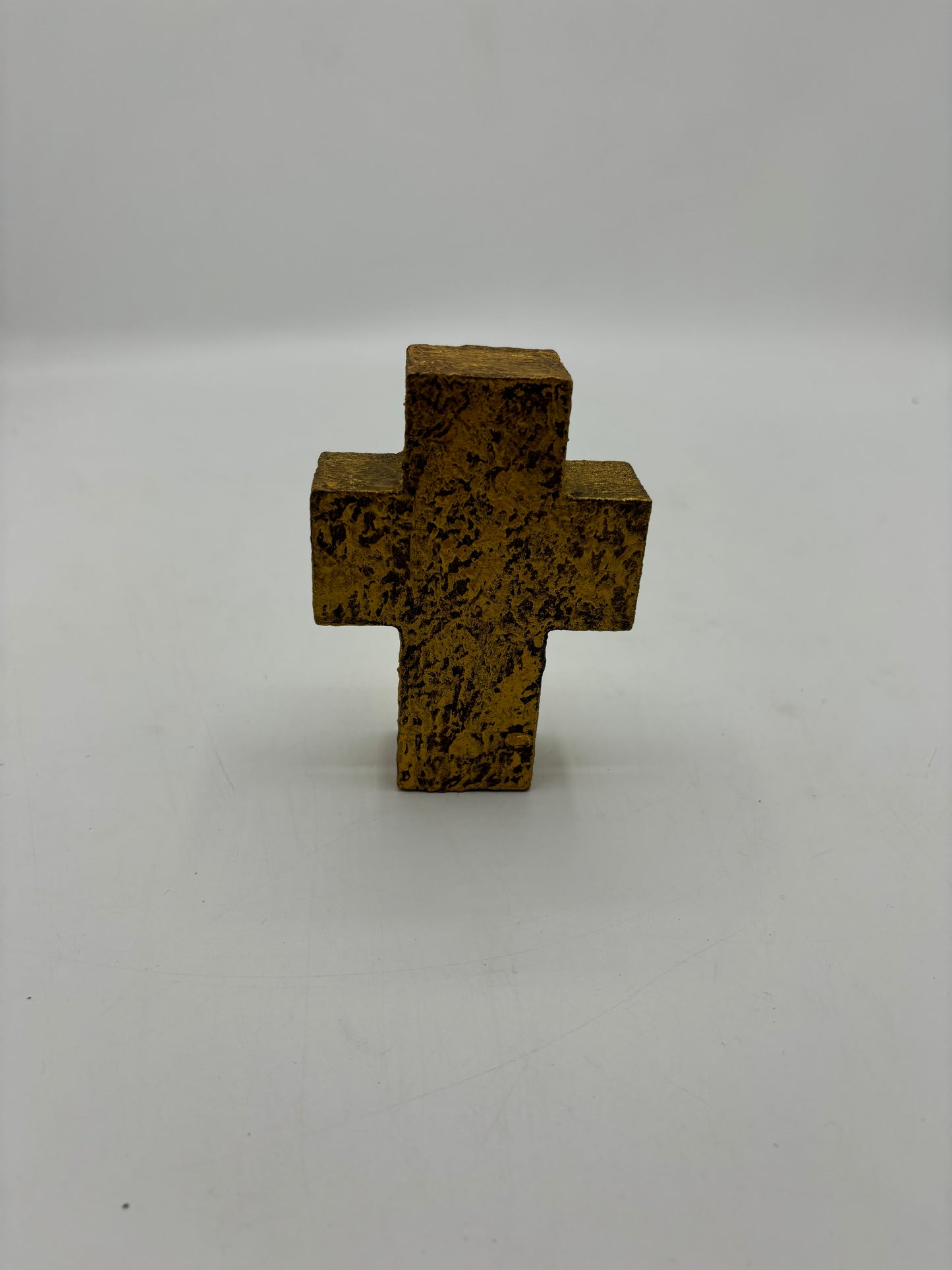 Gold Wooden Cross