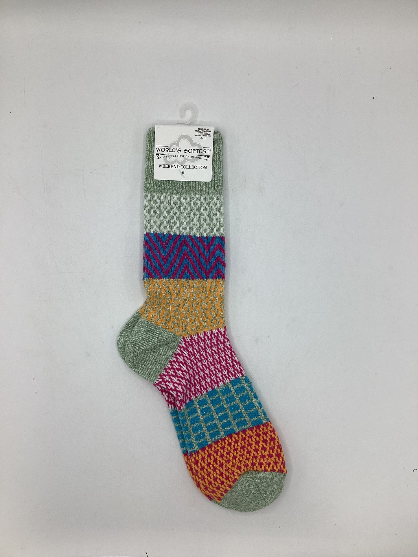Worlds softest socks-Sage