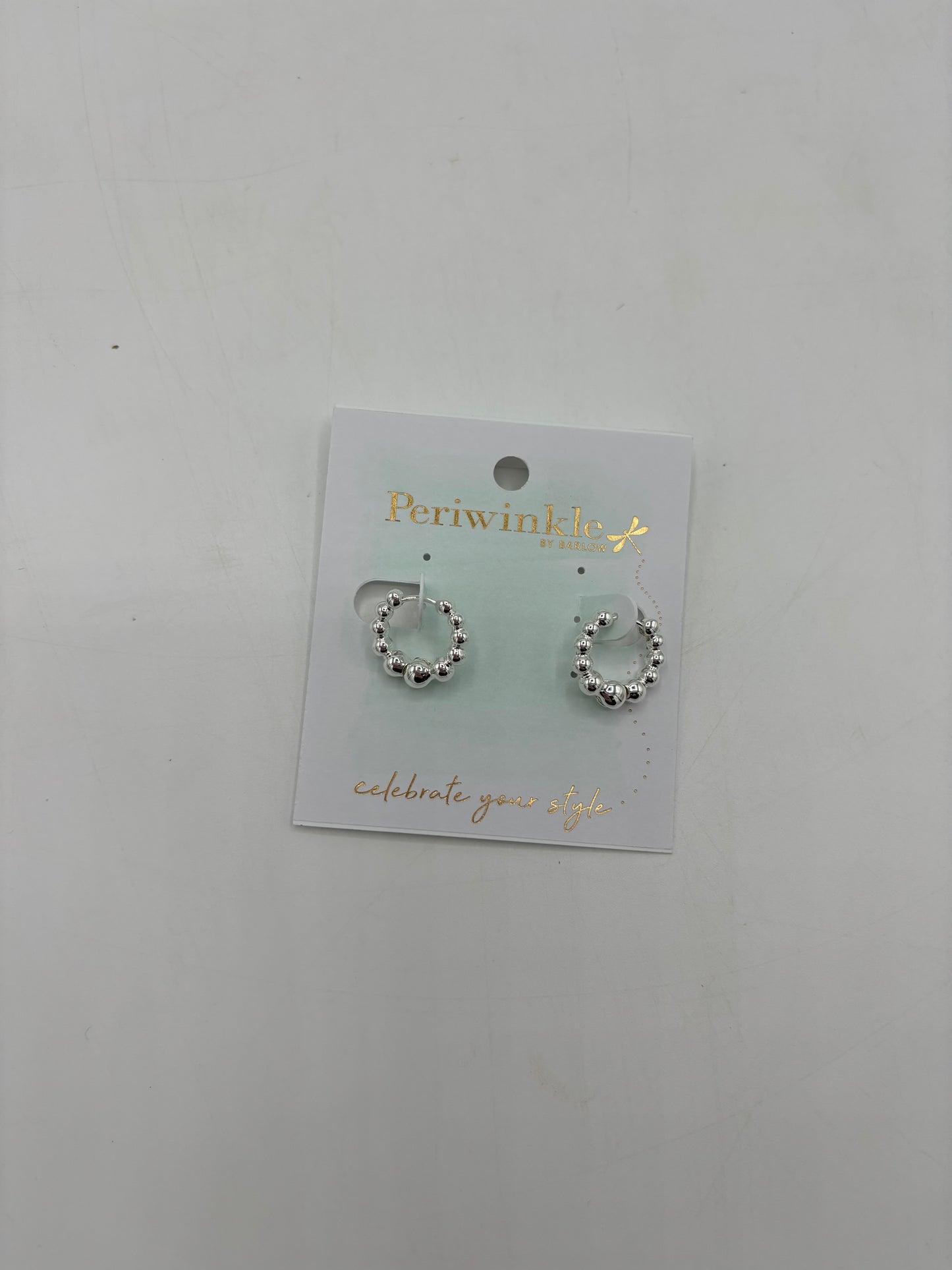 Gold and Silver Bubble Hoops