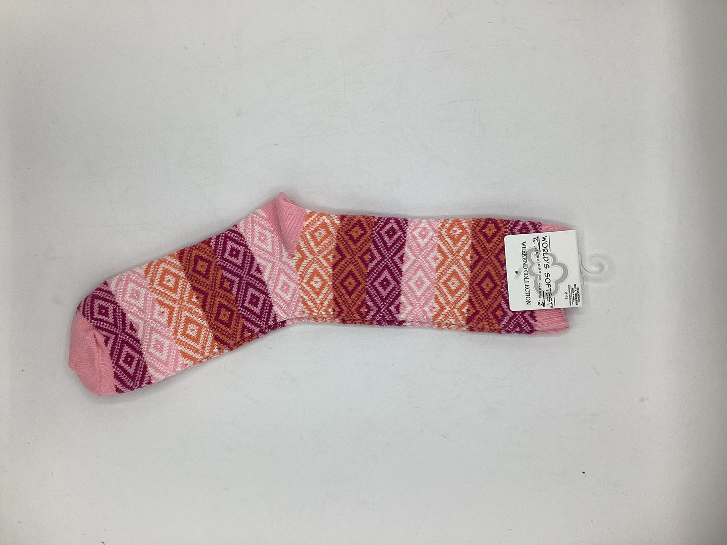 Worlds Softest Socks-Pink Multi