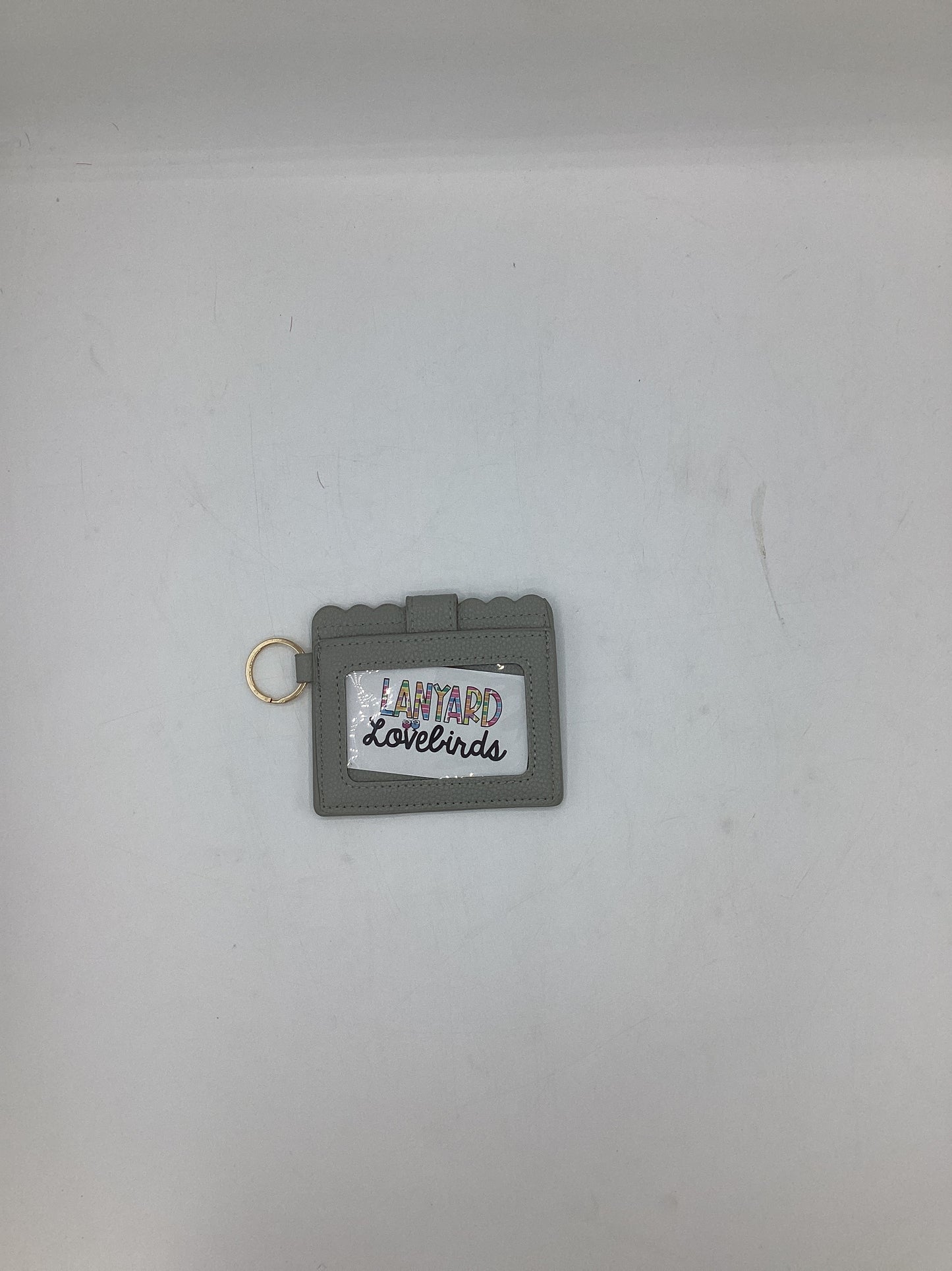 wallets with keyring / gray