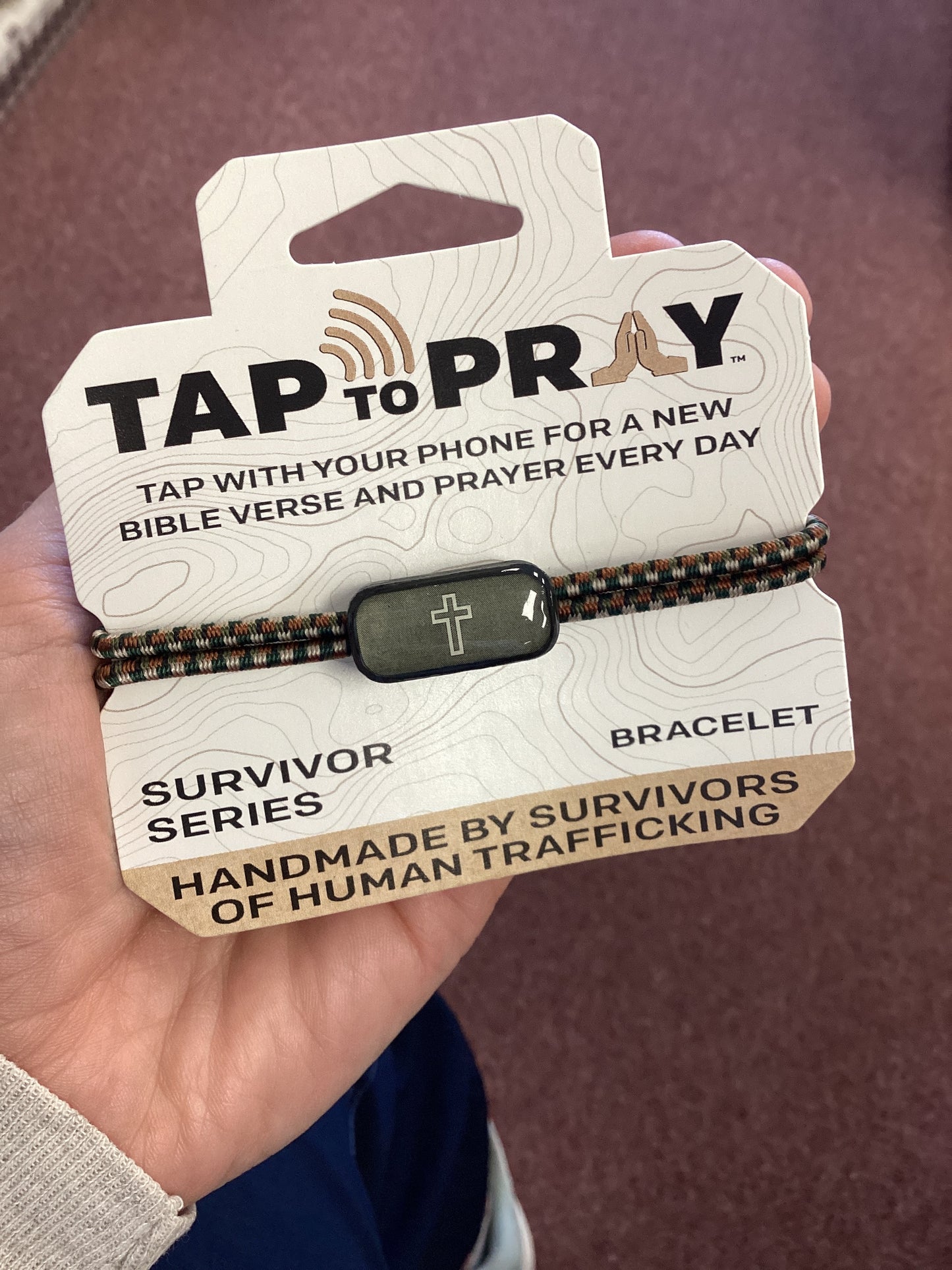 Tap to Pray Survivor Series Tactical Bracelet
