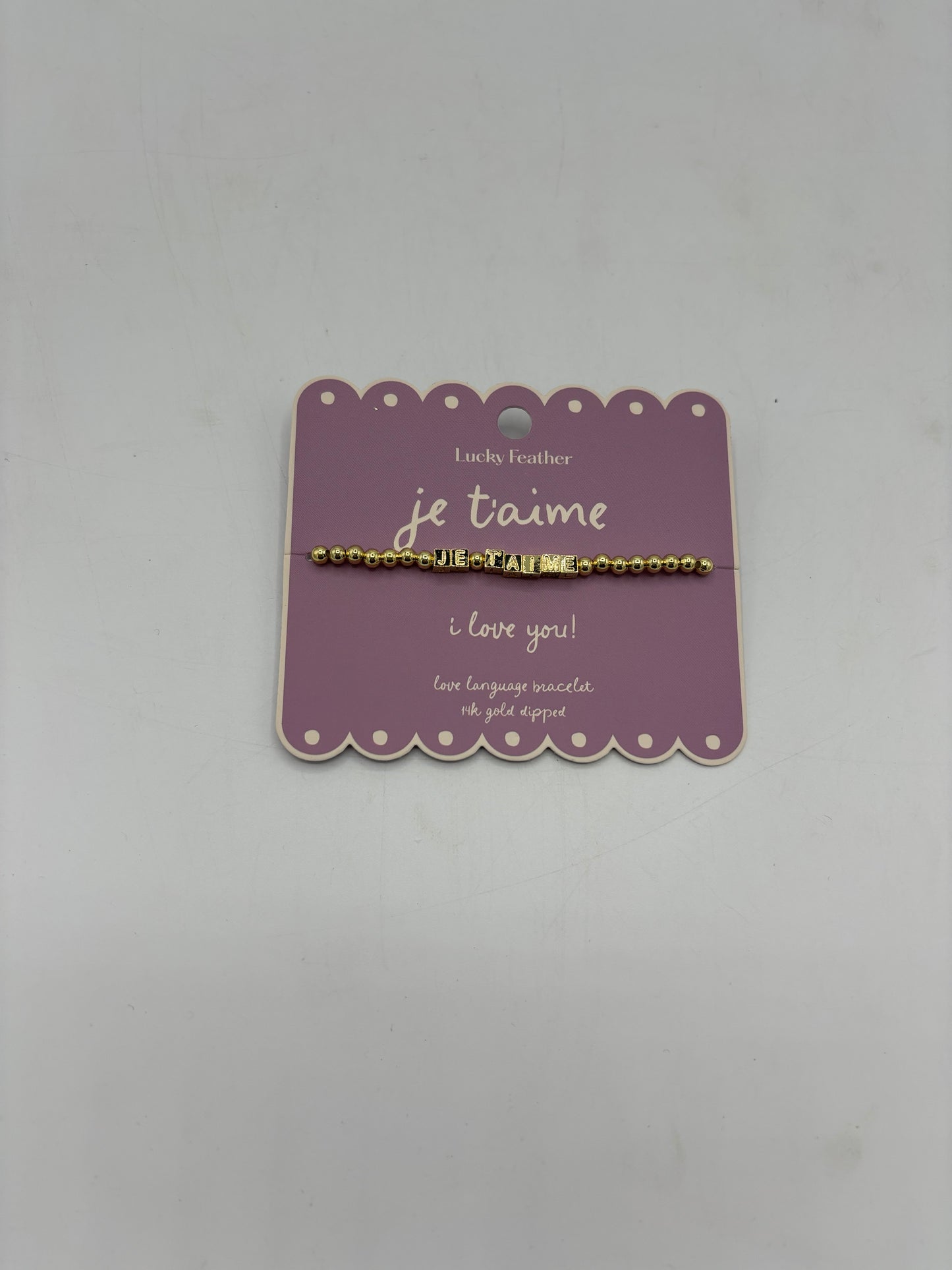 Love Language Stretch Bracelet