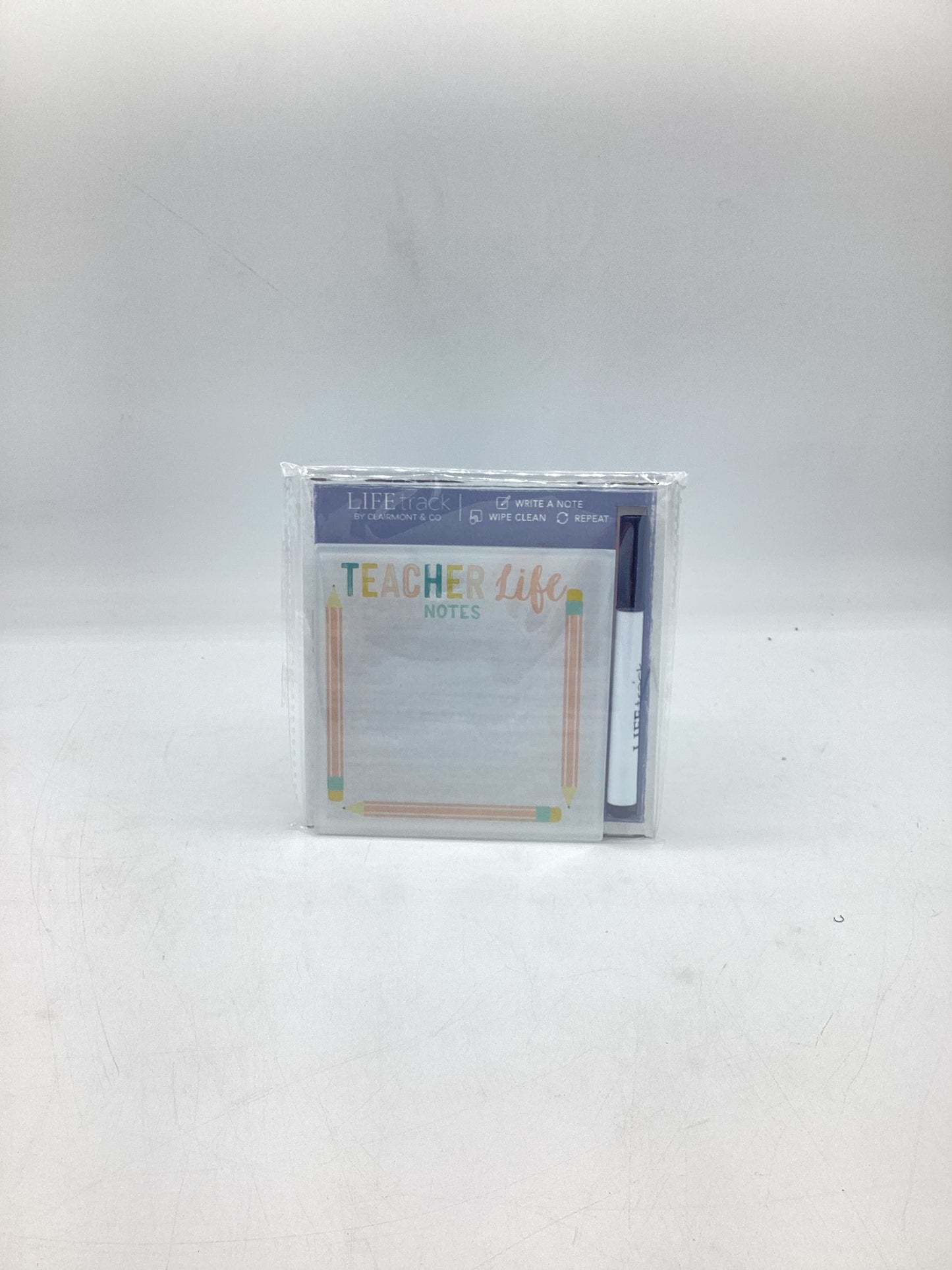 Small glass note taking pad