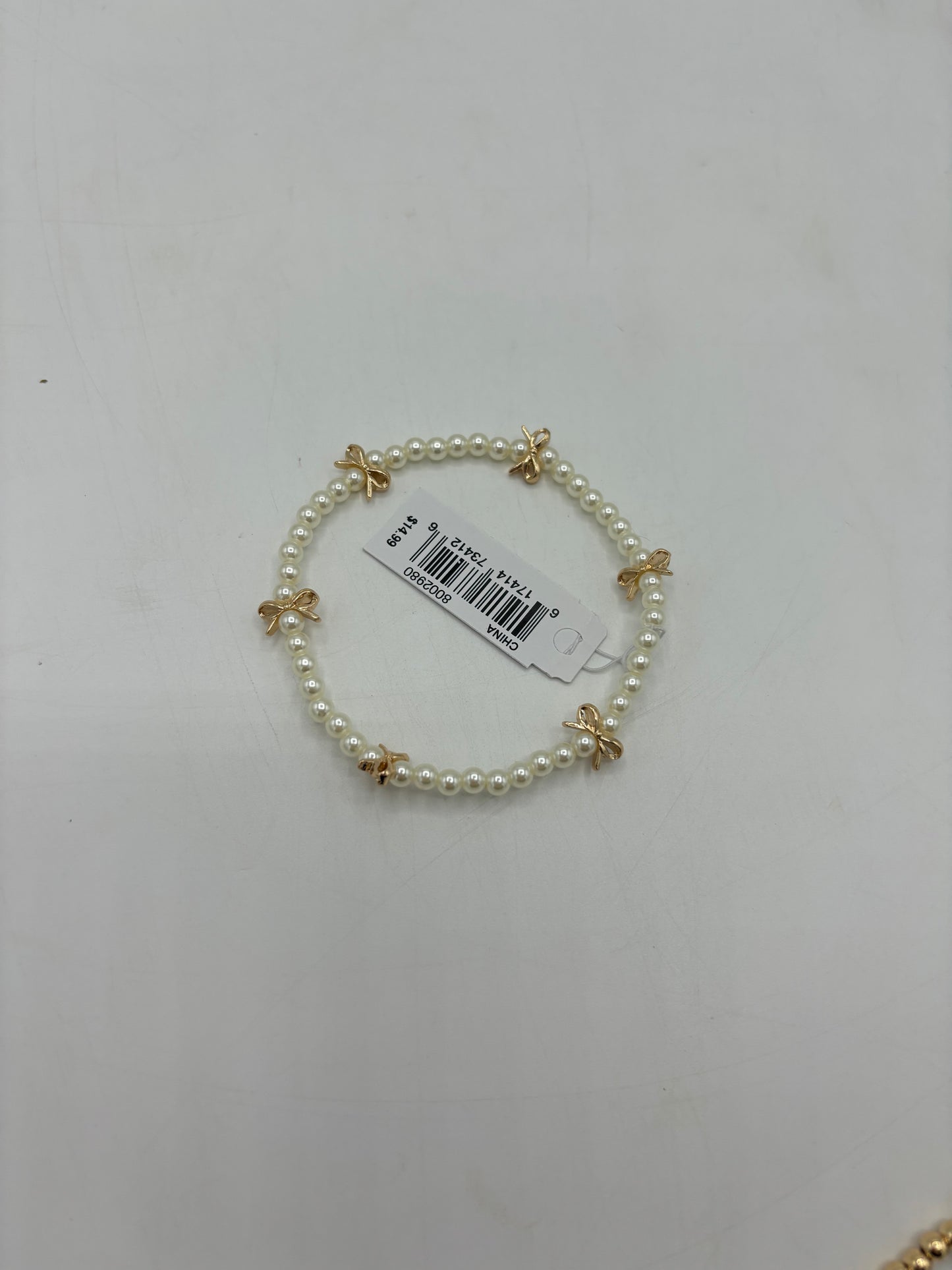 Pearl Bow Bracelet