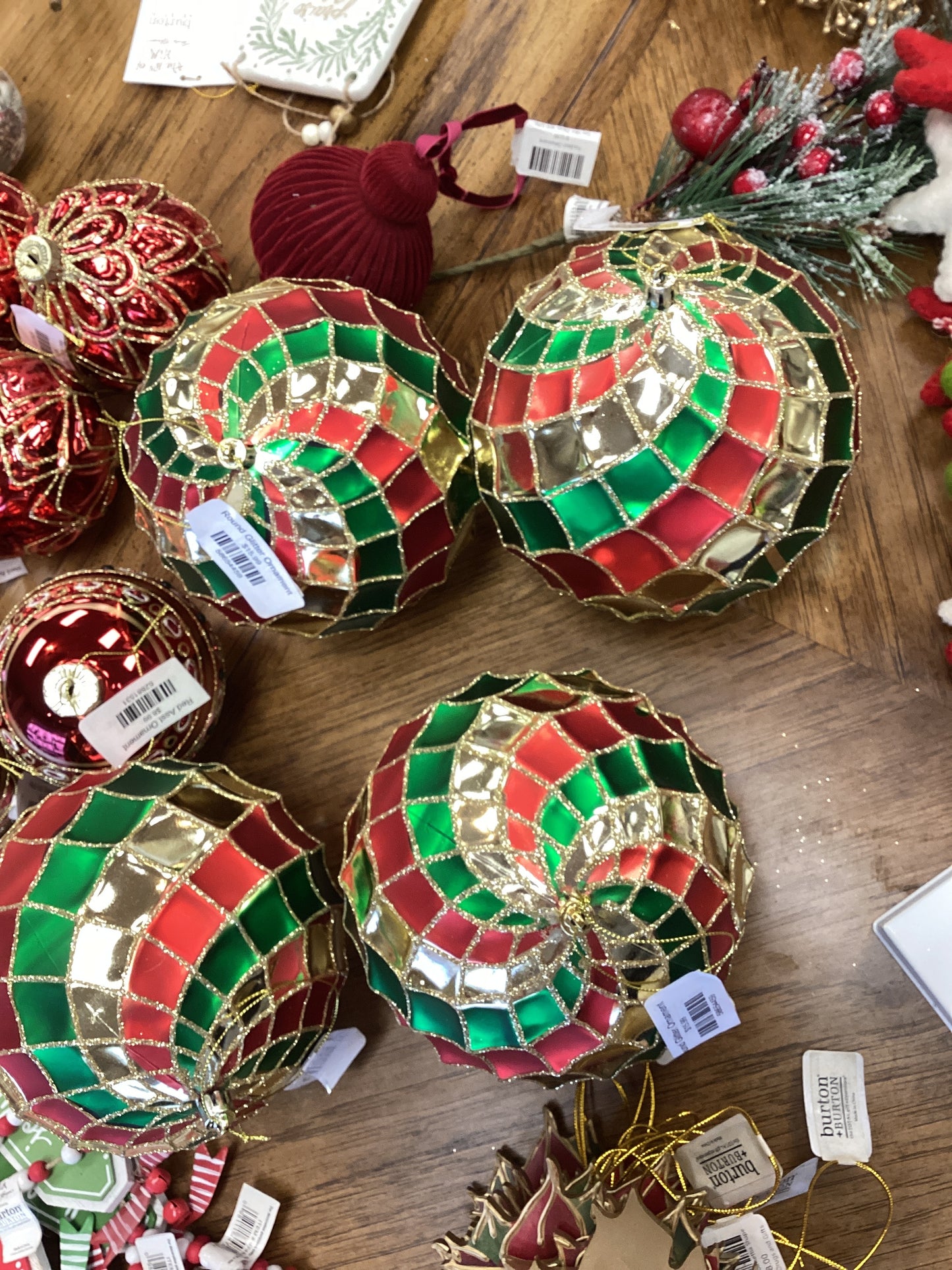 Round Glitter Ornament