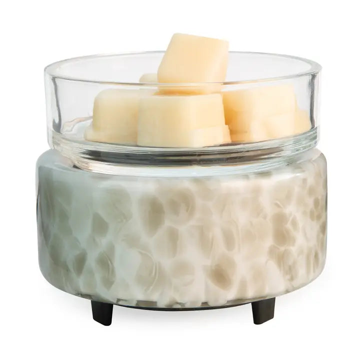 2-in-1 Classic Warmer Swirl Glass