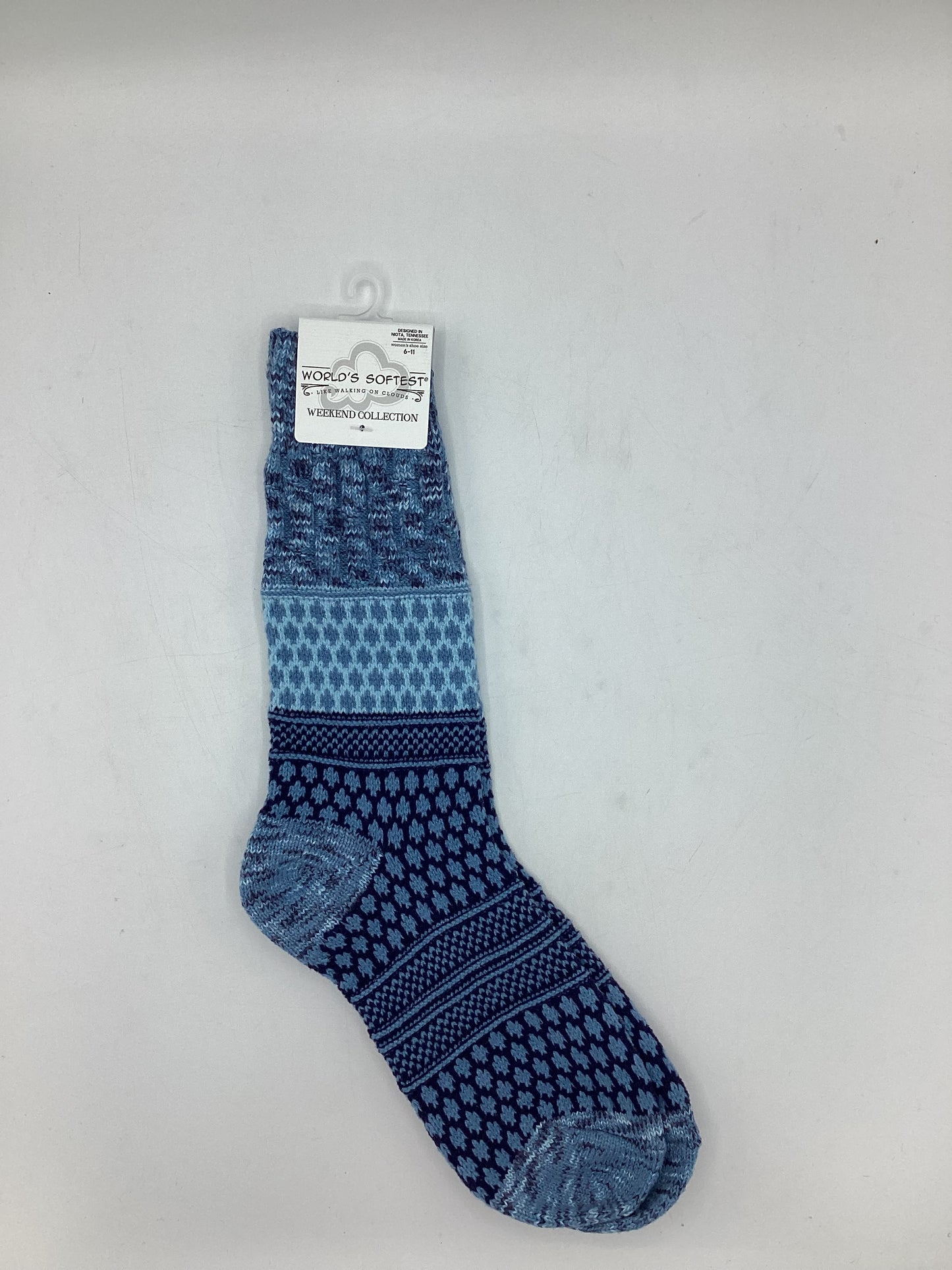 Worlds softest socks-Peacoat