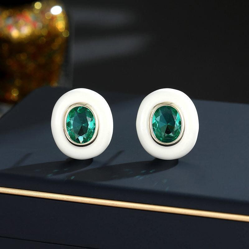 GDS Emerald Earrings
