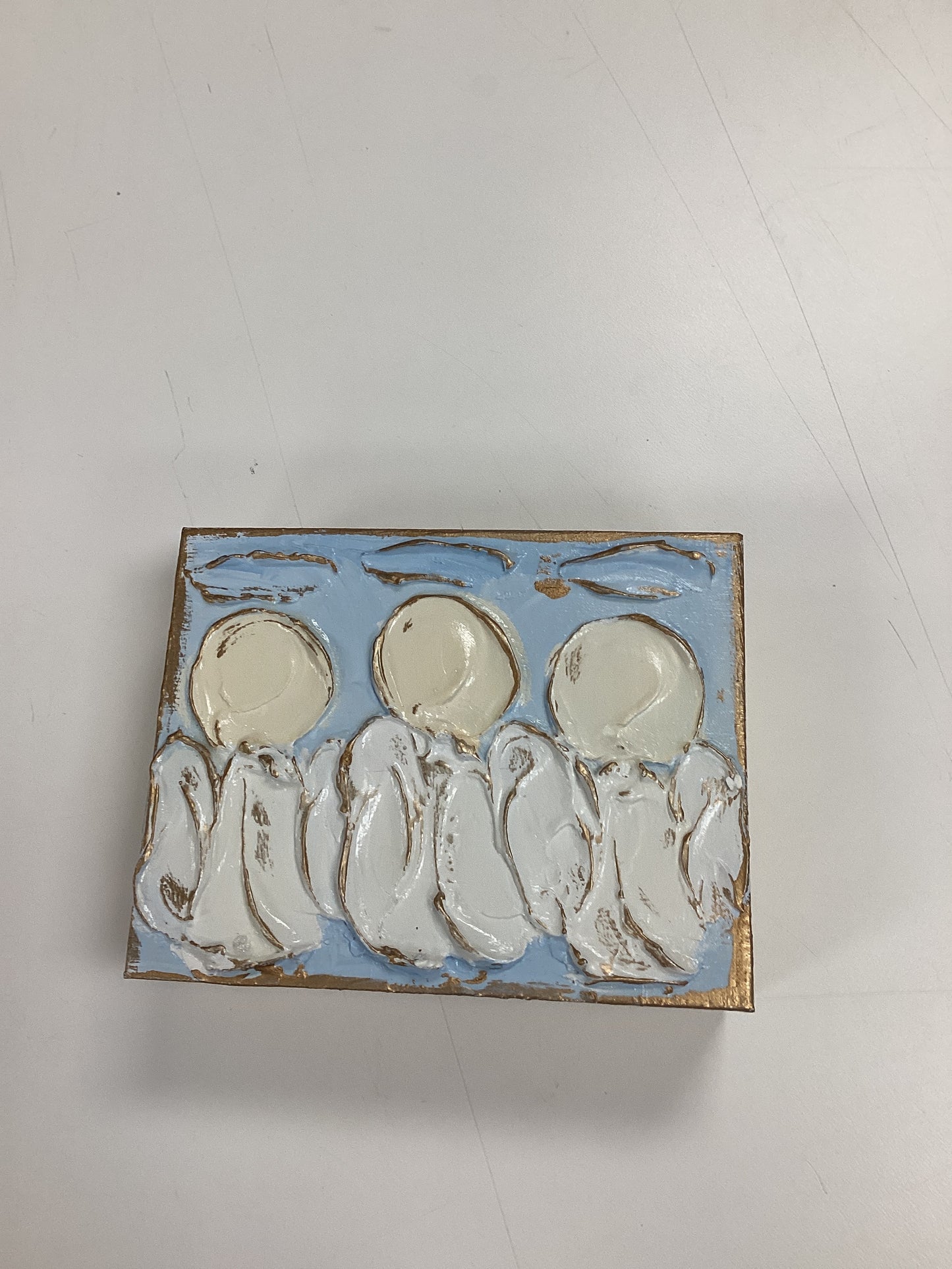 Handmade painted blocks