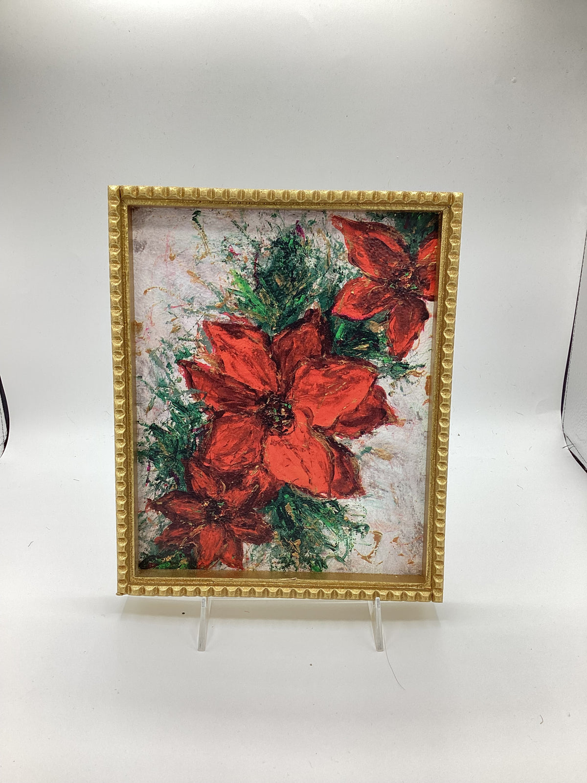Framed Poinsettias