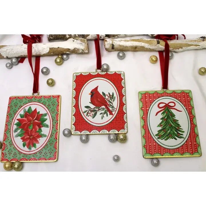 Double Sided Metal Ornament