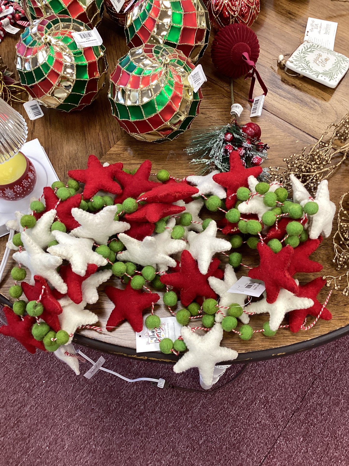 Star Felt Garland