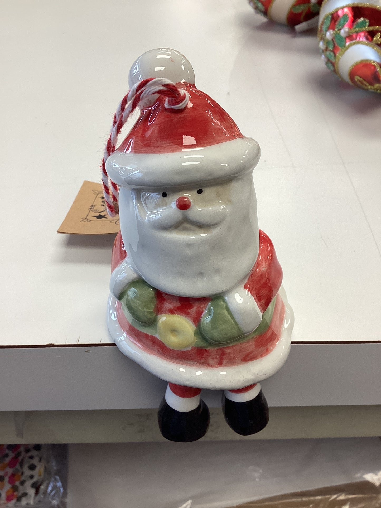 Santa Leg Ornament
