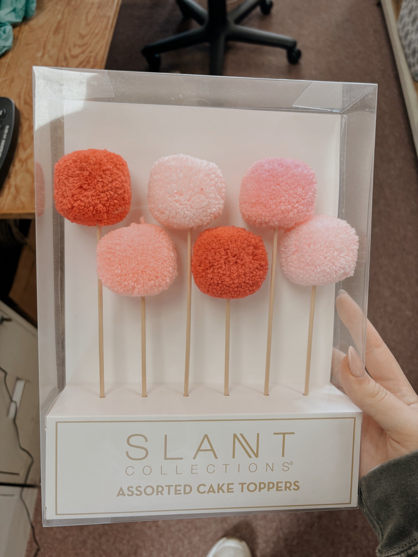 Pom Pom Cake Topper