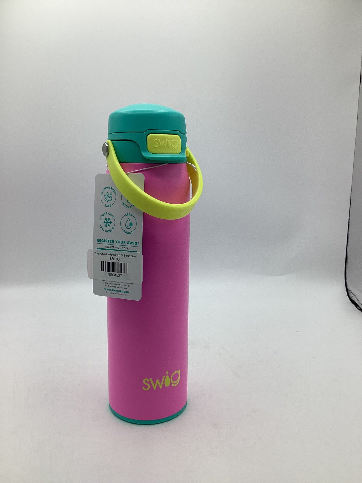 Fruit Punch Leakproof EZ Fil Bottle 22oz