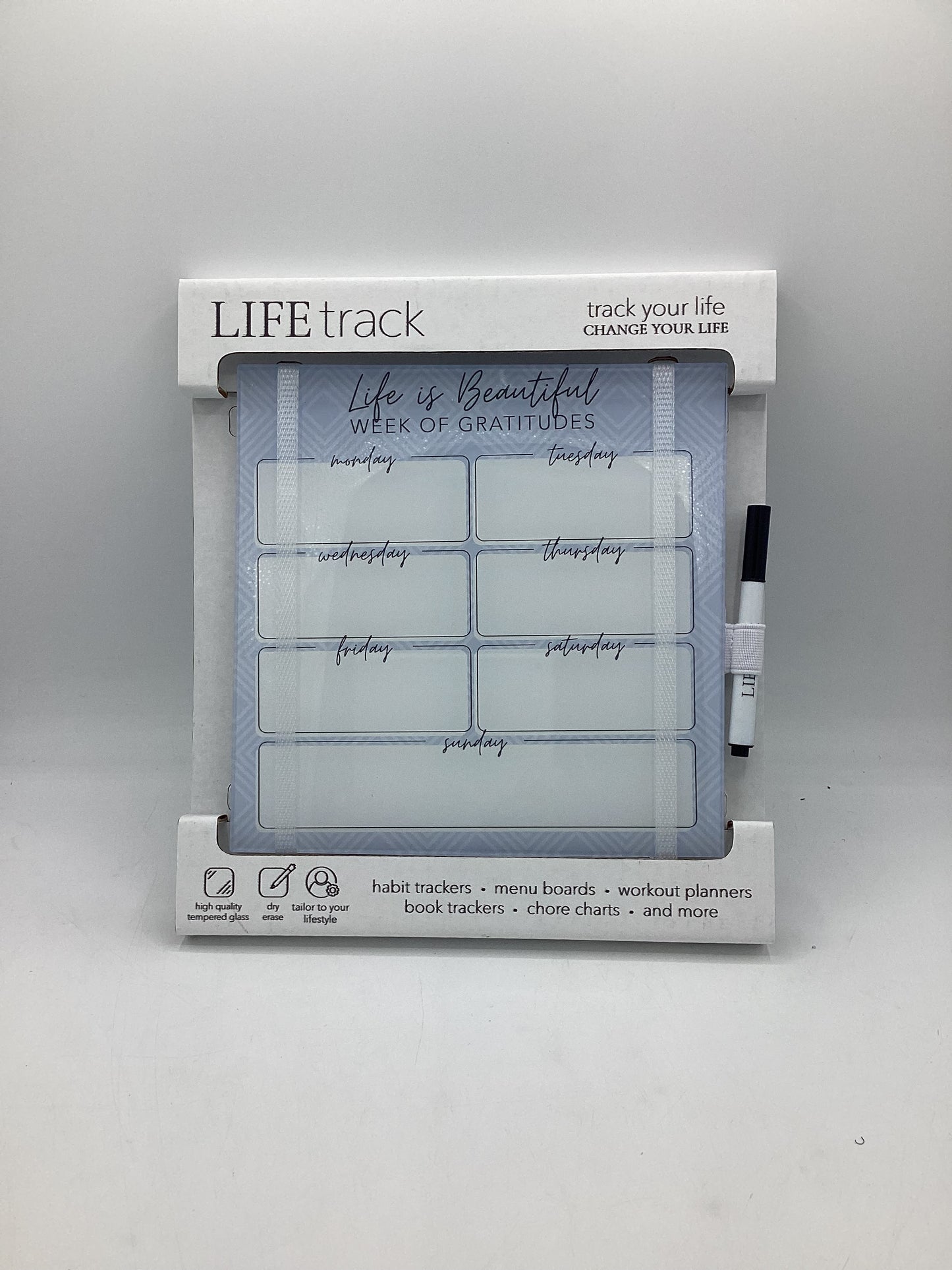 Glass note taking pad