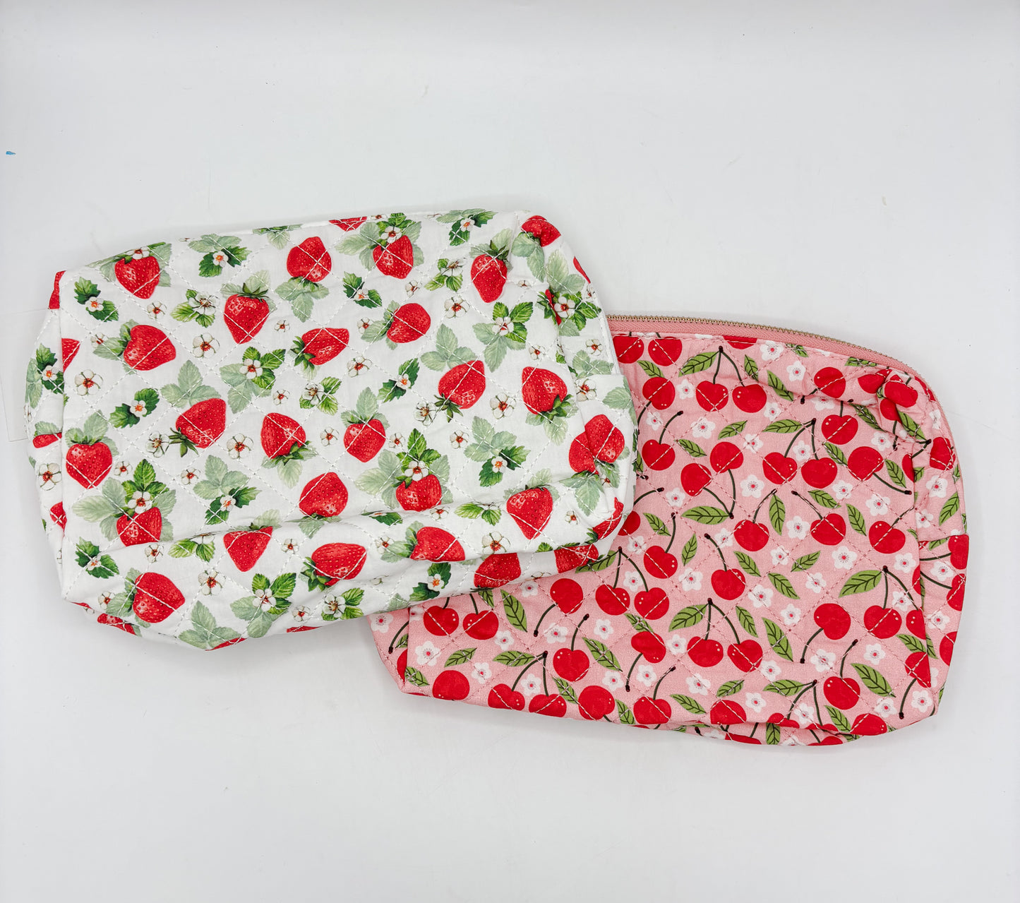 cherries cosmetic bag