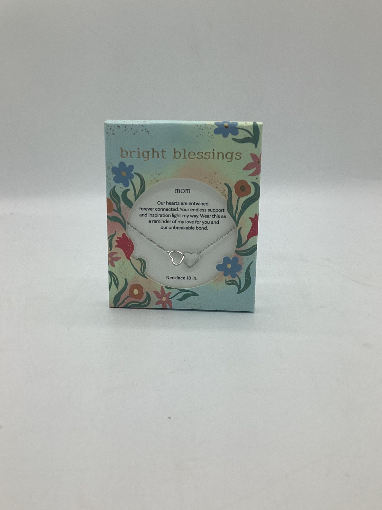 Bright Blessings Neck-Two Hearts-Silver