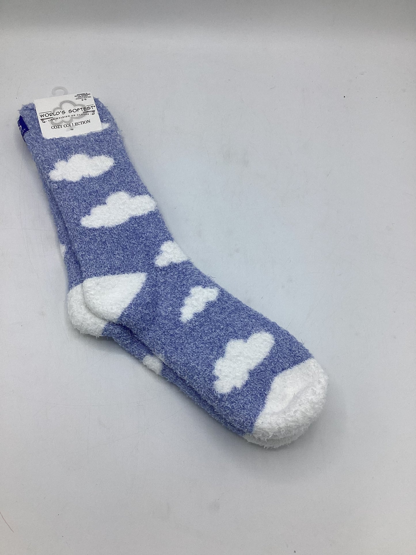 Worlds softest socks- cloud purple/blue