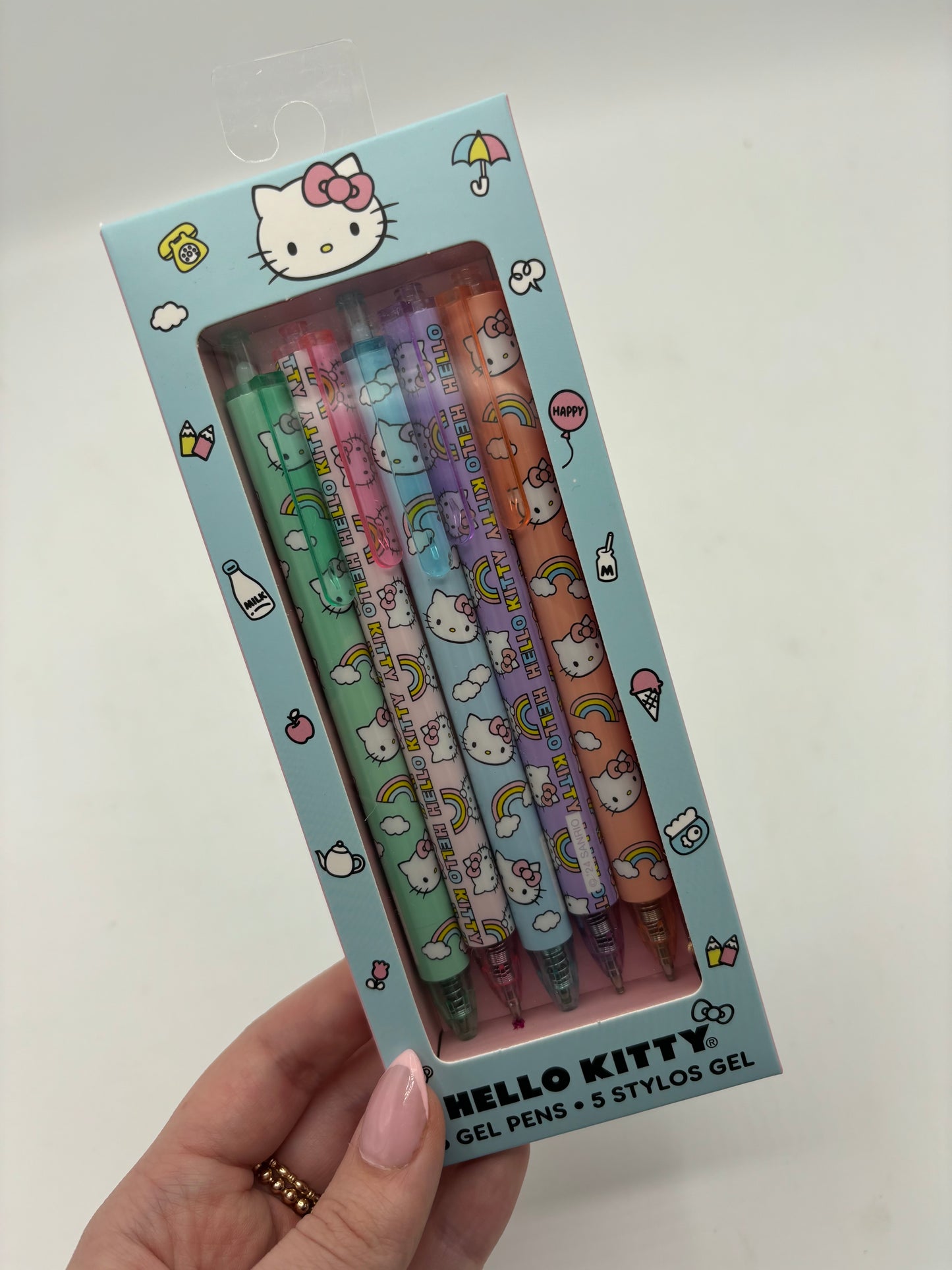 Hello Kitty Classic Blue Gel Pens
