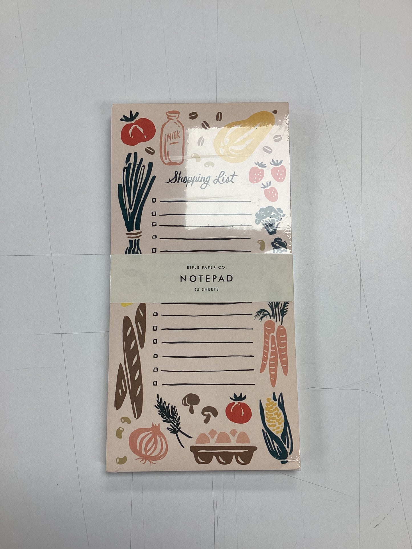 Shopping list notepad