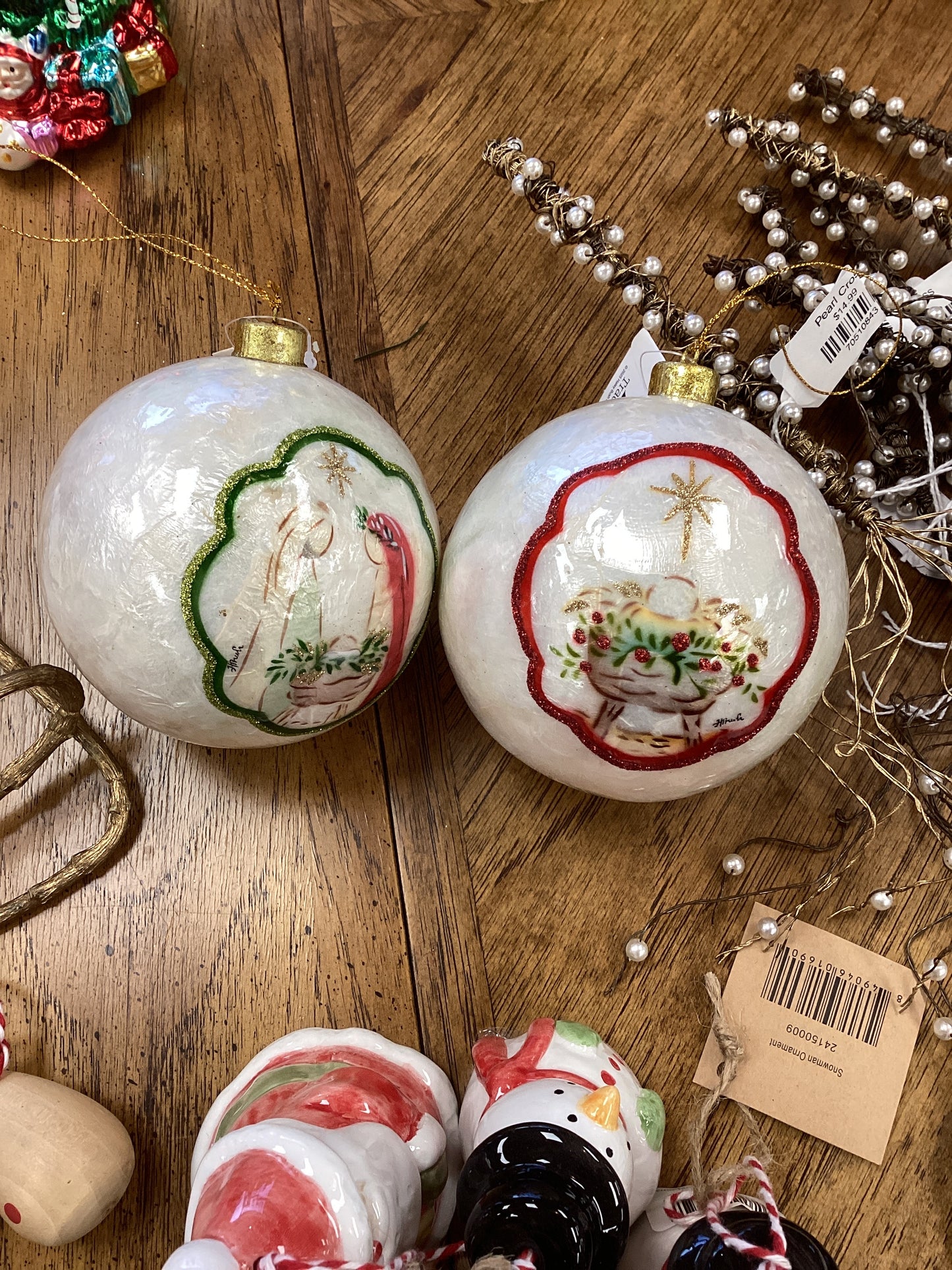 Capiz Ornament Woodland