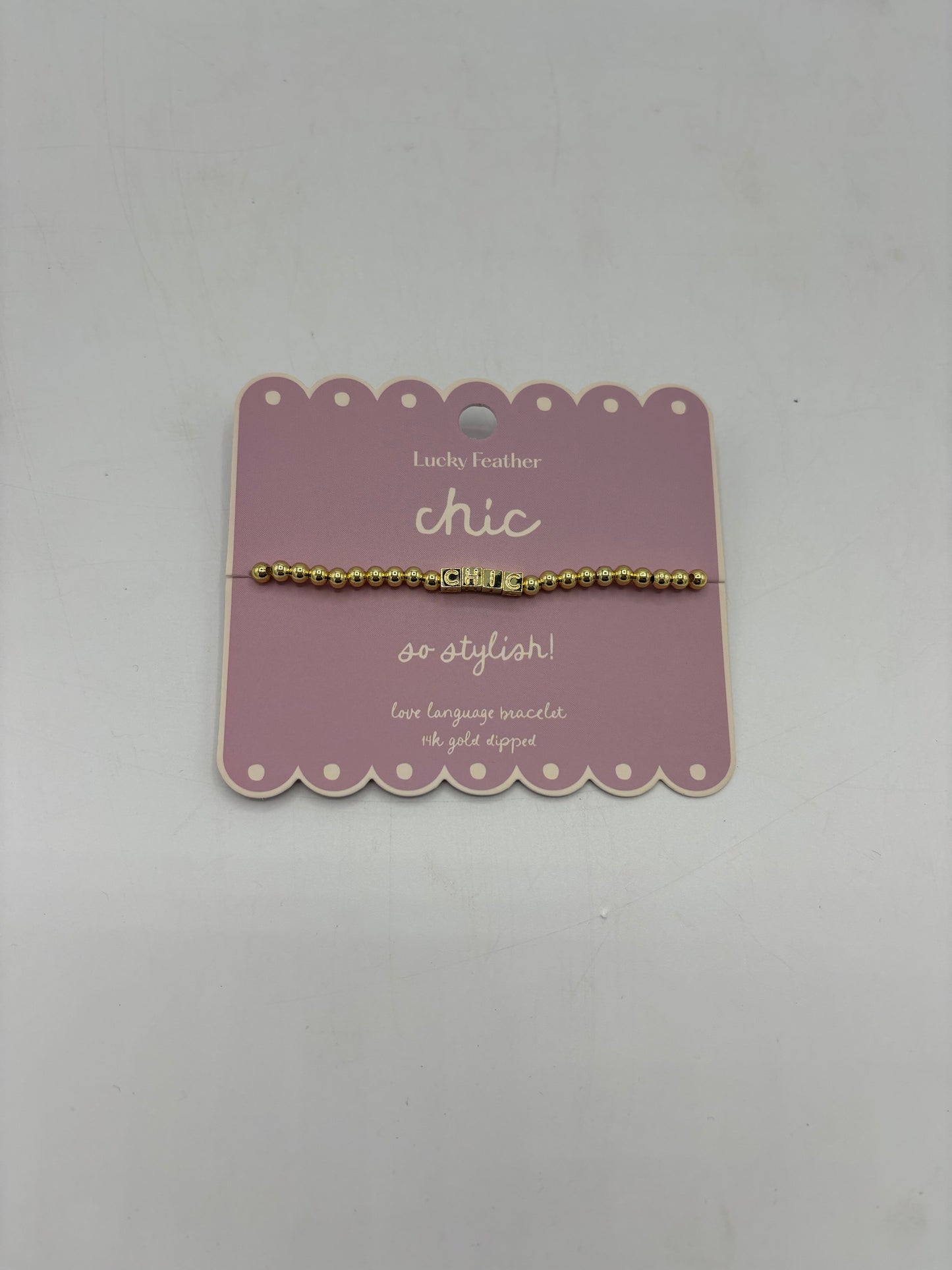Love Language Stretch Bracelet