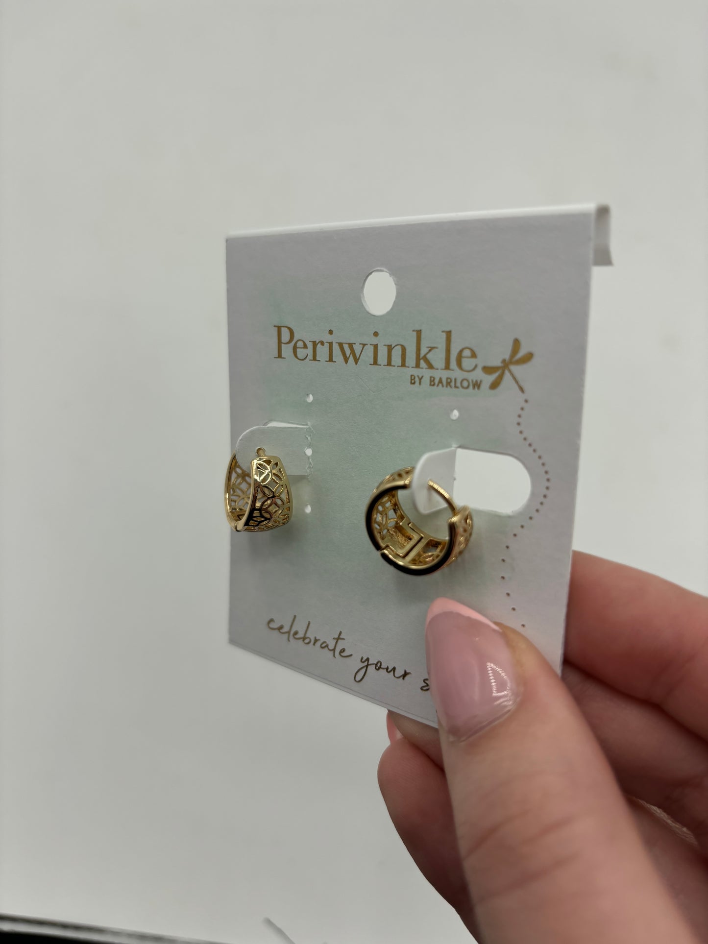Gold Cutout Huggies
