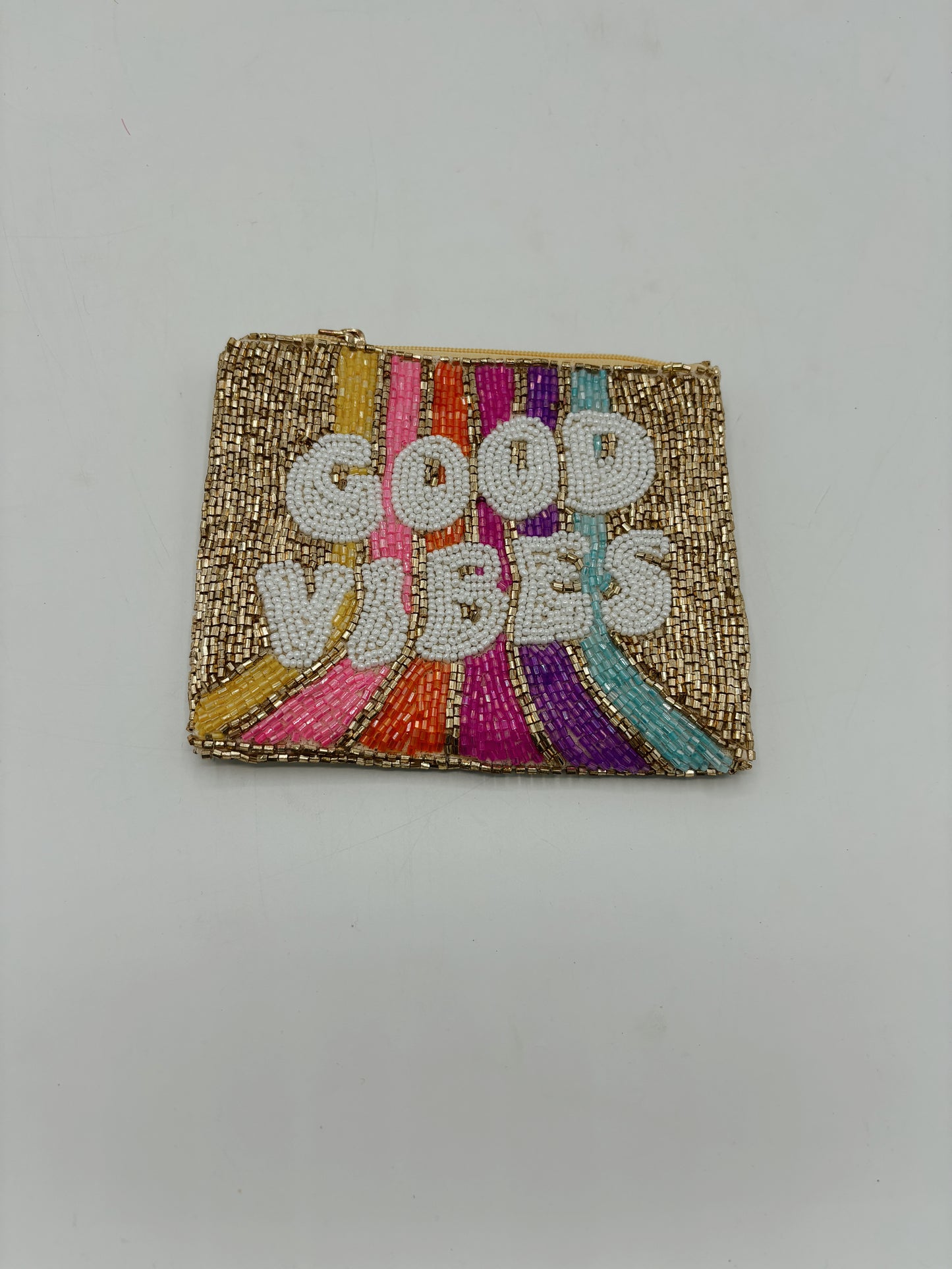 Hand beaded Coin Pouch