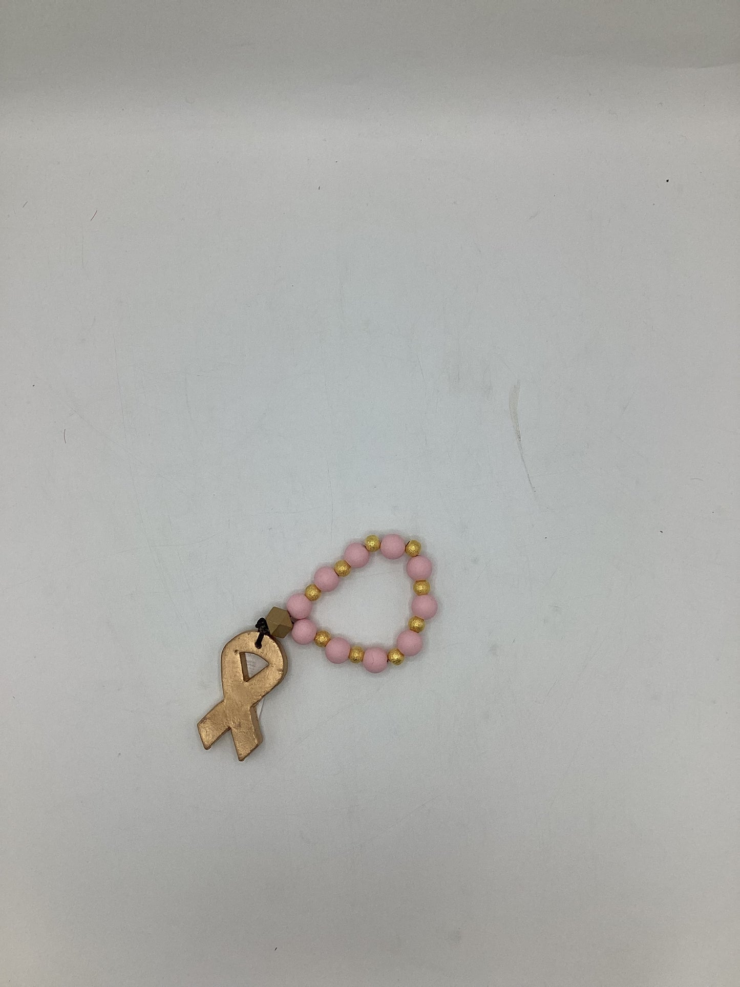 awareness prayer beads / light pink