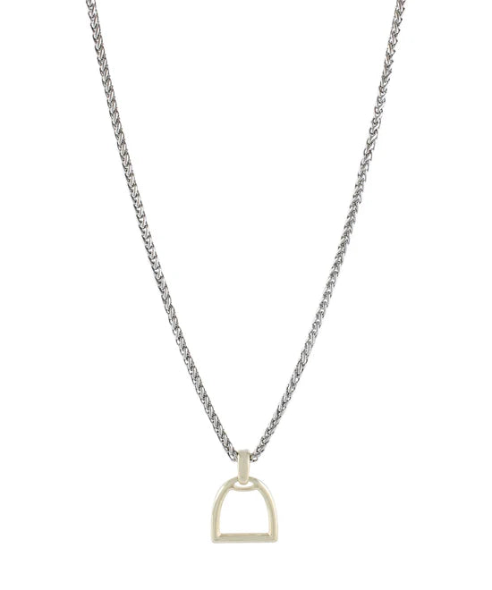 Horsebit Pendant Chain Necklace