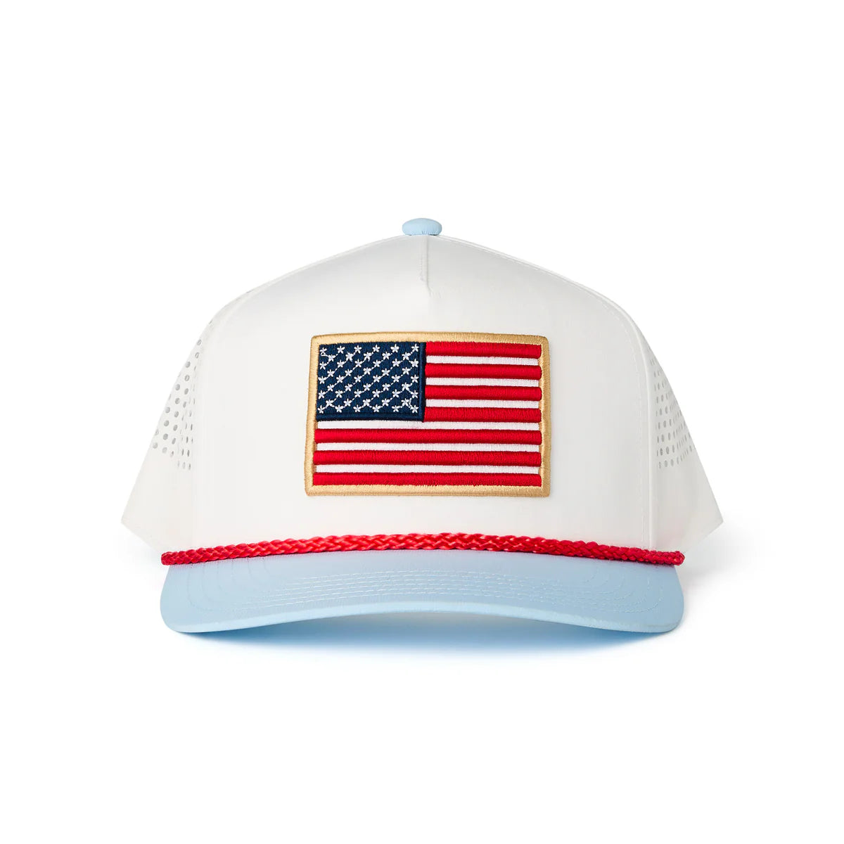 Baby Blue American Flag Hat