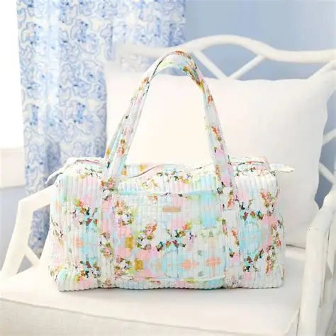 Brooks Avenue Signature Quilted Duffle Bag