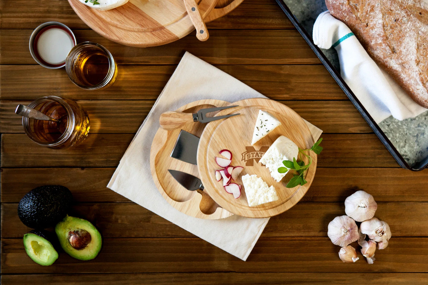 Mississippi State Brie Cheese Board