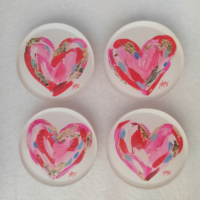 Heart Acrylic Coasters