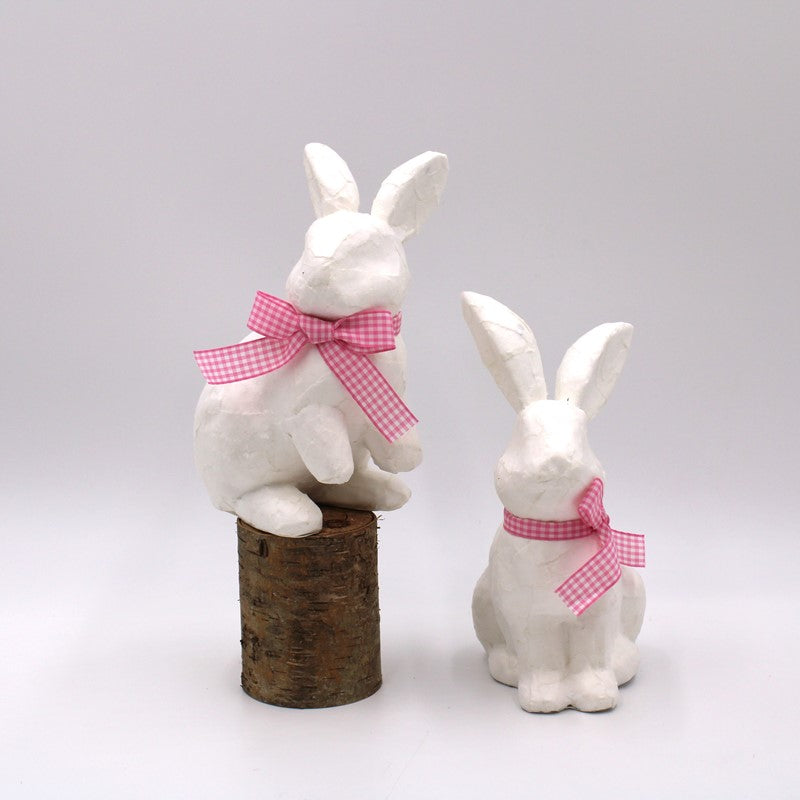 Paper Mache Rabbits