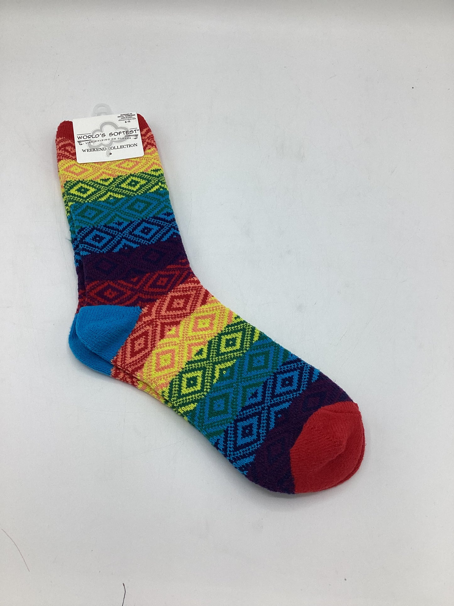 Worlds softest socks- rainbow