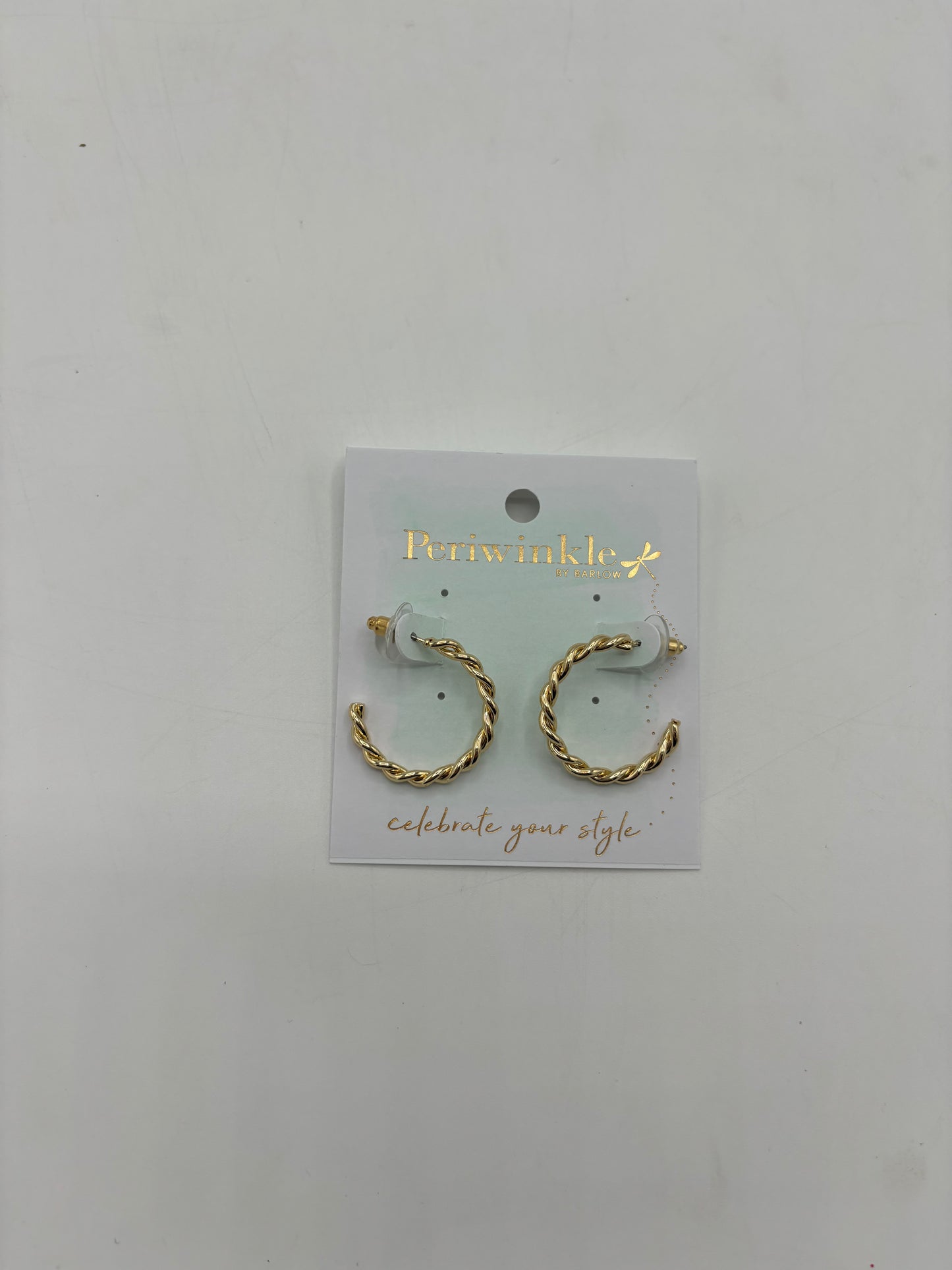 Twisted Gold Hoops
