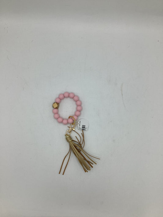 wristband keychain / light pink