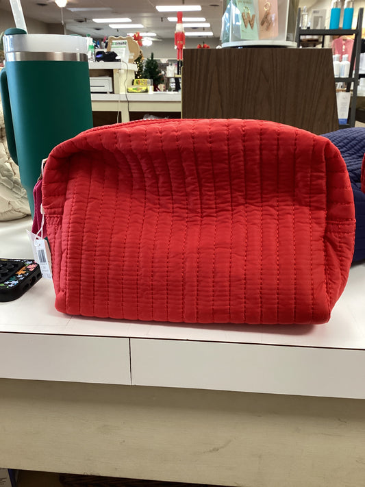 Ezra makeup bag LG- red