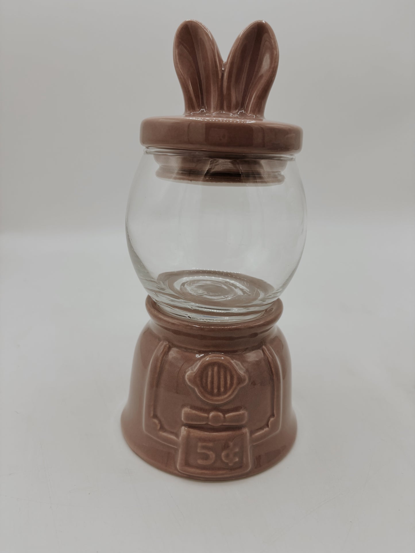5 Cent Glass Easter Jar