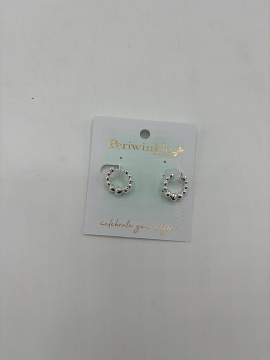 Gold and Silver Bubble Hoops