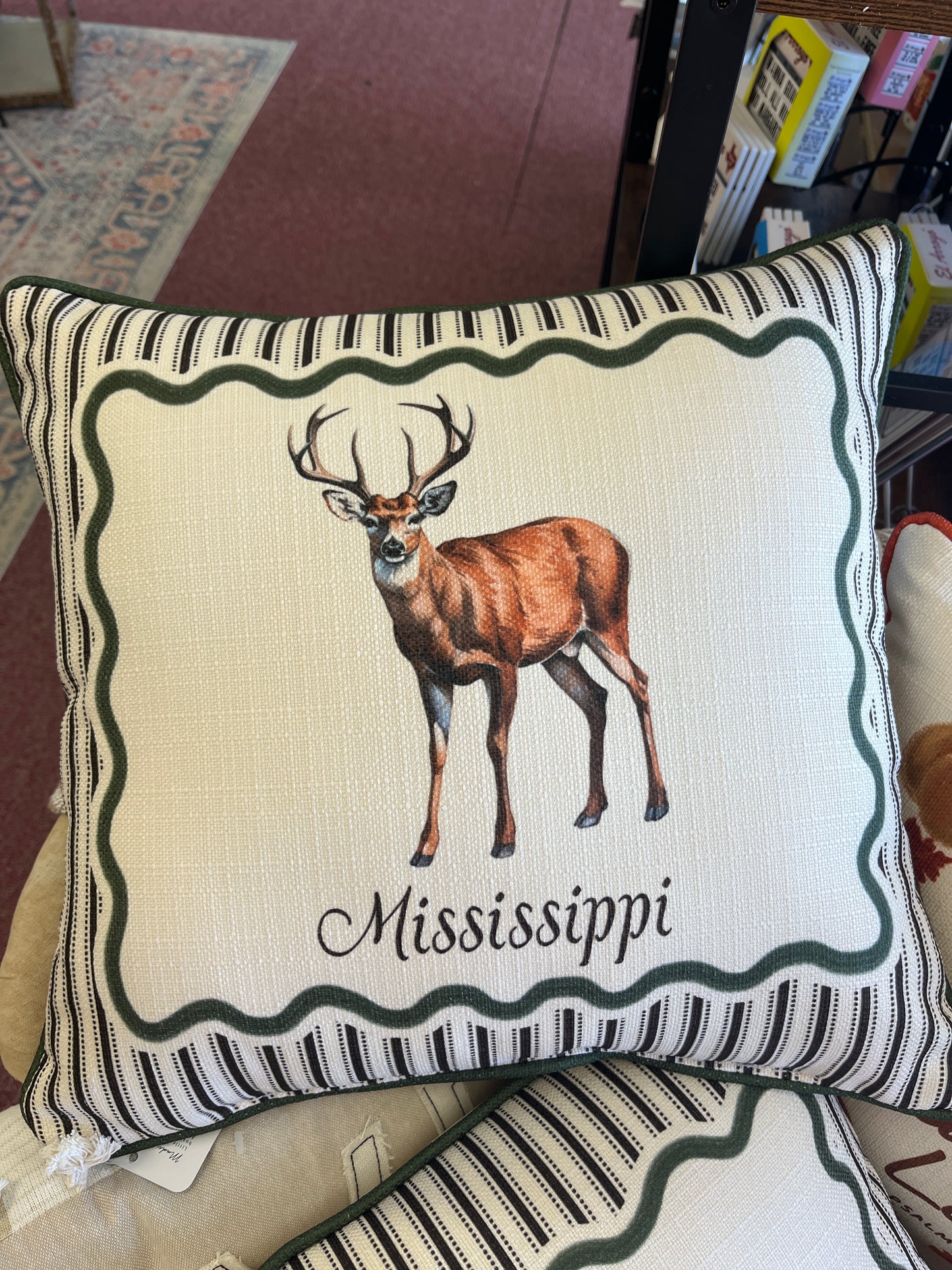 Little Birdie pillow- MS deer