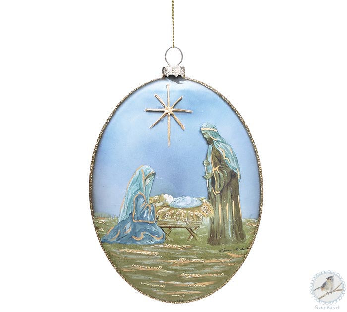 Ornament Star Oval Shape