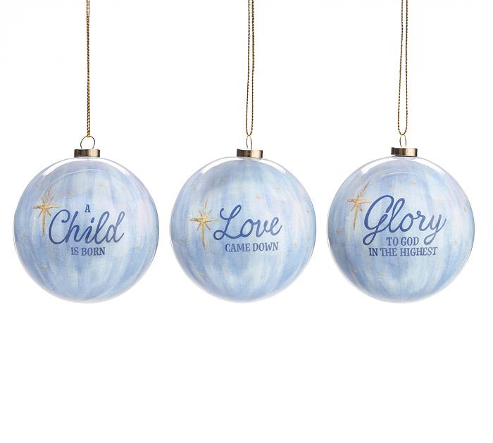 Gilded Glory Nativity Ornament