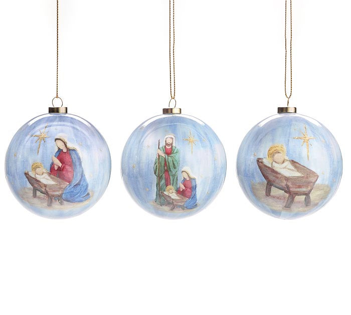 Gilded Glory Nativity Ornament