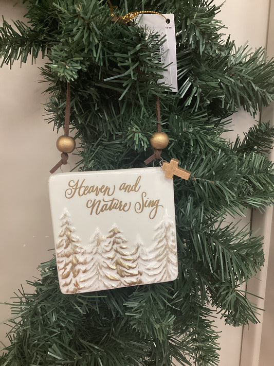 White Trees Ornament