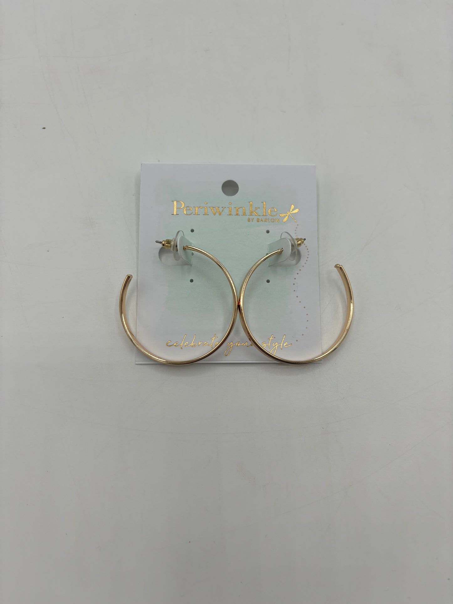 Polished Gold Hoops